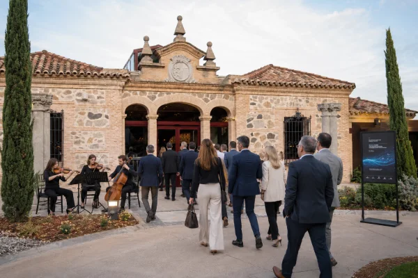 Trío en evento corporativo en finca Cigarral de Toledo