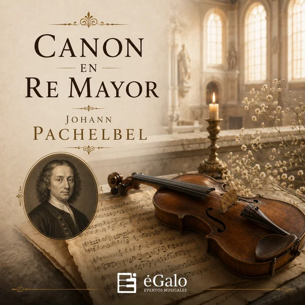 Canon en Re Mayor de Johann Pachelbel, interpretada por eGalo
